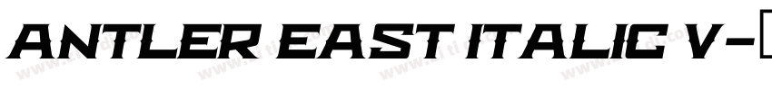 Antler East Italic V字体转换